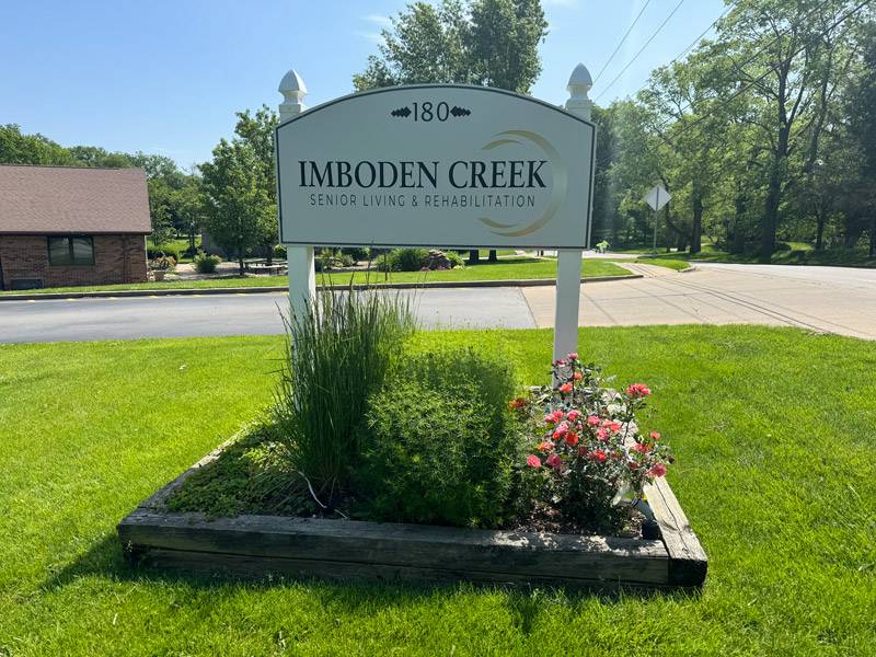 An exterior shot of the WLC Imboden Creek Seniors facility, from the Imboden Creek Gallery.